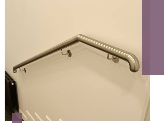 Изготовление пристенных поручней в Красноуфимске под ключ за сроки