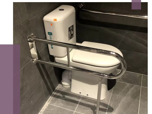 Поручни для санузлов в Красноуфимске от 4266 руб.  | ПРОЛЁТ-Крф