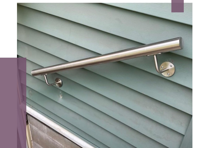 Поручни из нержавеющей стали в Красноуфимске от 7618 руб.  | ПРОЛЁТ-Крф